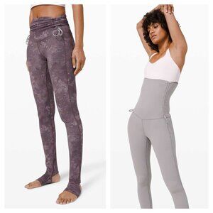 Lululemon Hug your Core Super High-Rise Tight 28" Sz M/8 Rejuvenate Dark Chrome